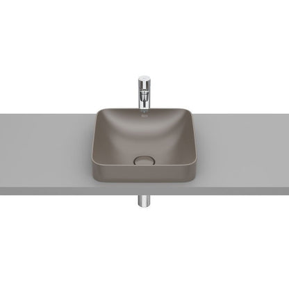 INSPIRA Lavoar baie incastrat, maro, patrat  Square 37x37 cm