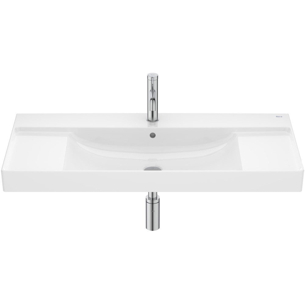 Ona Chiuveta baie suspendata  100x46 cm, polite laterale