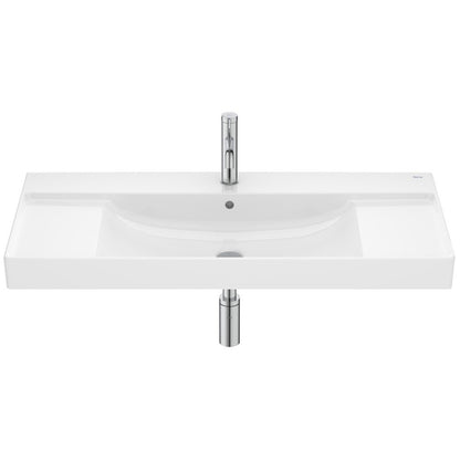 Ona Lavoar baie suspendat  100x46 cm, polite laterale, alb