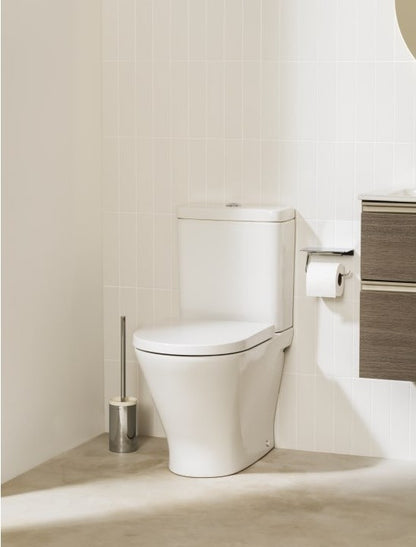 Vas WC pe pardoseala The Gap Round Rimless 37x60 cm evacuare verticala