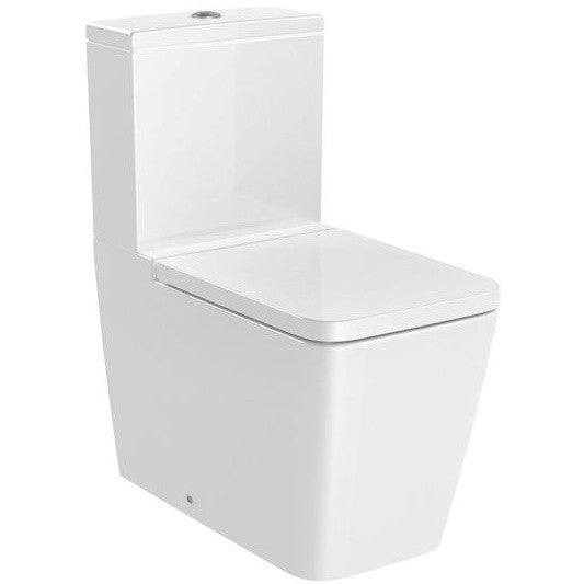 INSPIRA Vas WC pe pardoseala  Square Rimless 36x65 cm evacuare orizontala sau verticala, alb