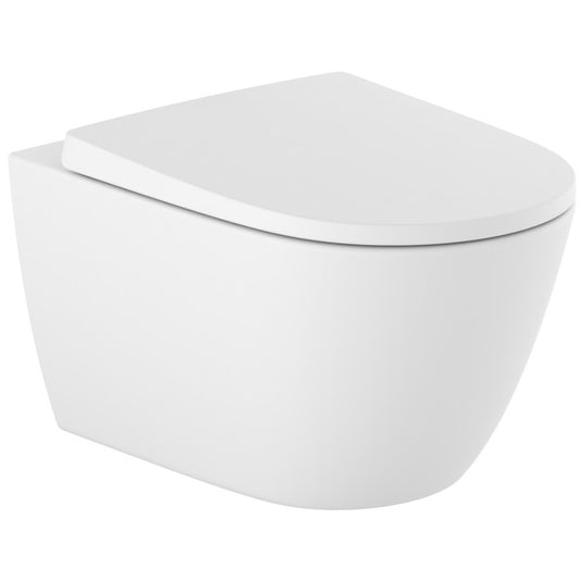 Ona Vas WC suspendat  Rimless 36x53 cm evacuare orizontala, alb mat