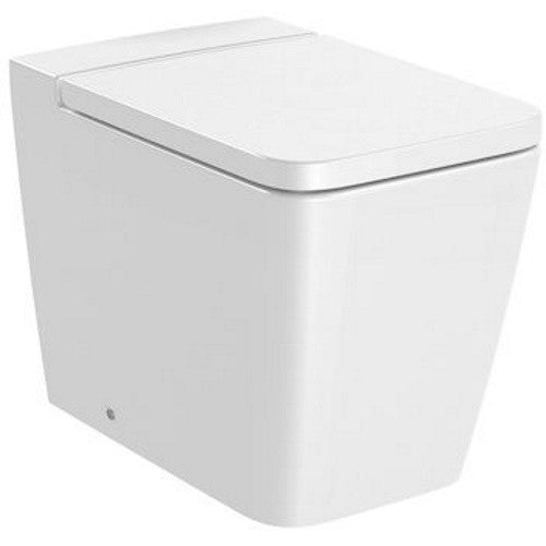 INSPIRA Vas WC pe pardoseala  Square Rimless 37x56 cm evacuare orizontala sau verticala, alb