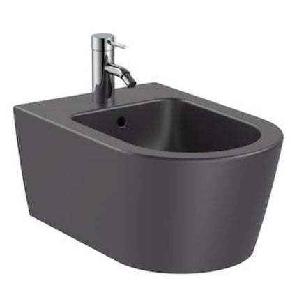 INSPIRA  Round Bideu suspendat, 37x56 cm, antracit (onyx)