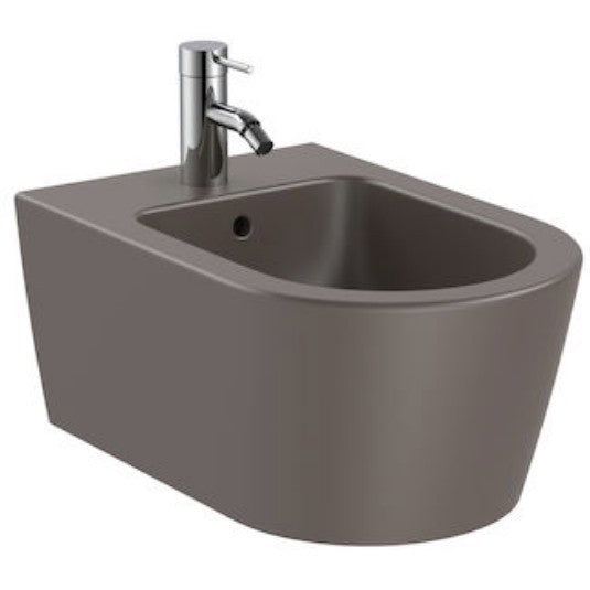 INSPIRA  Round Bideu suspendat, 37x56 cm, maro (coffee)