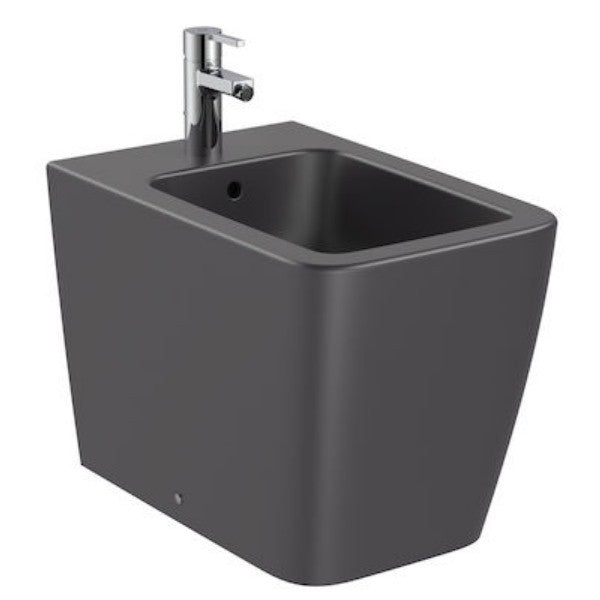 INSPIRA  Square Bideu pe pardoseala, lipit de perete, 37x56 cm, antracit (onyx)