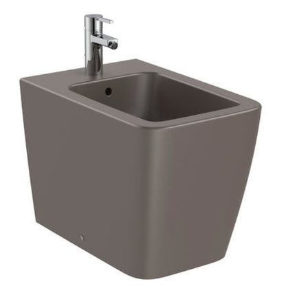 INSPIRA  Square Bideu pe pardoseala, lipit de perete, 37x56 cm, maro (coffee)