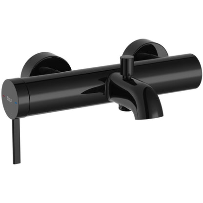 Ona  Baterie cada dus monocomanda, negru lucios (titanium black)