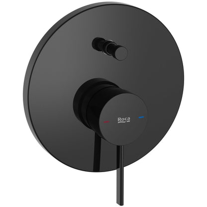 Ona  Baterie cada dus monocomanda, incastrata, negru lucios (titanium black)