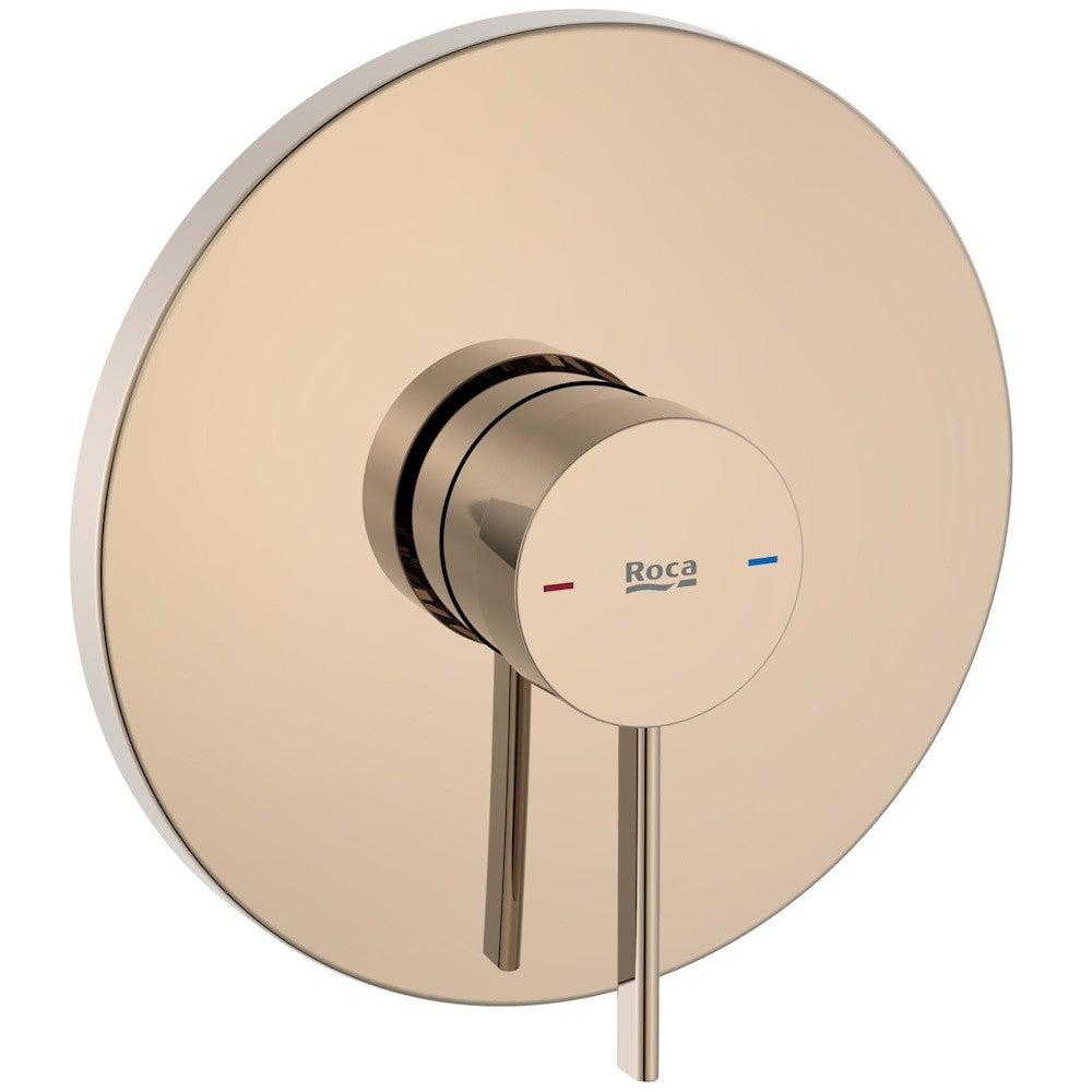 Ona  Baterie dus monocomanda, montaj incastrat, auriu lucios (rose gold)