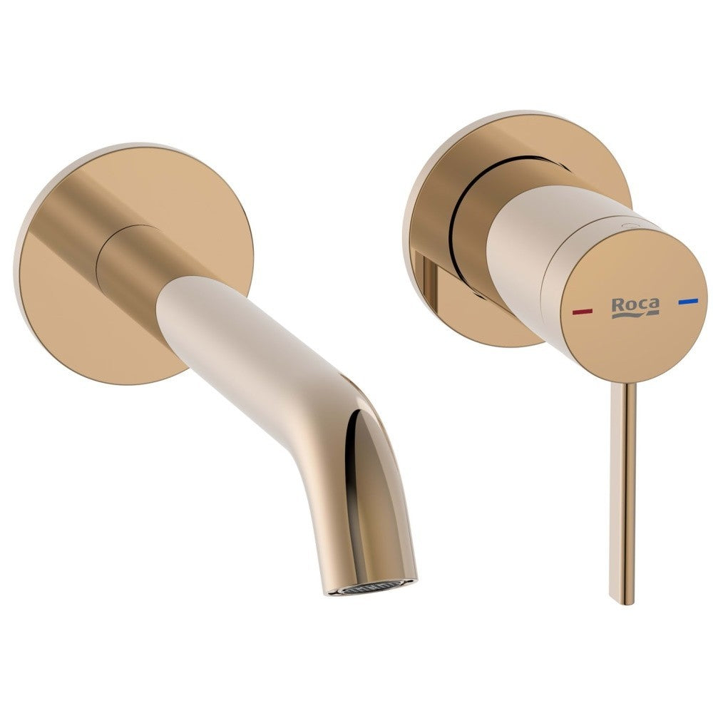 Ona Baterie lavoar incastrata aurie roze