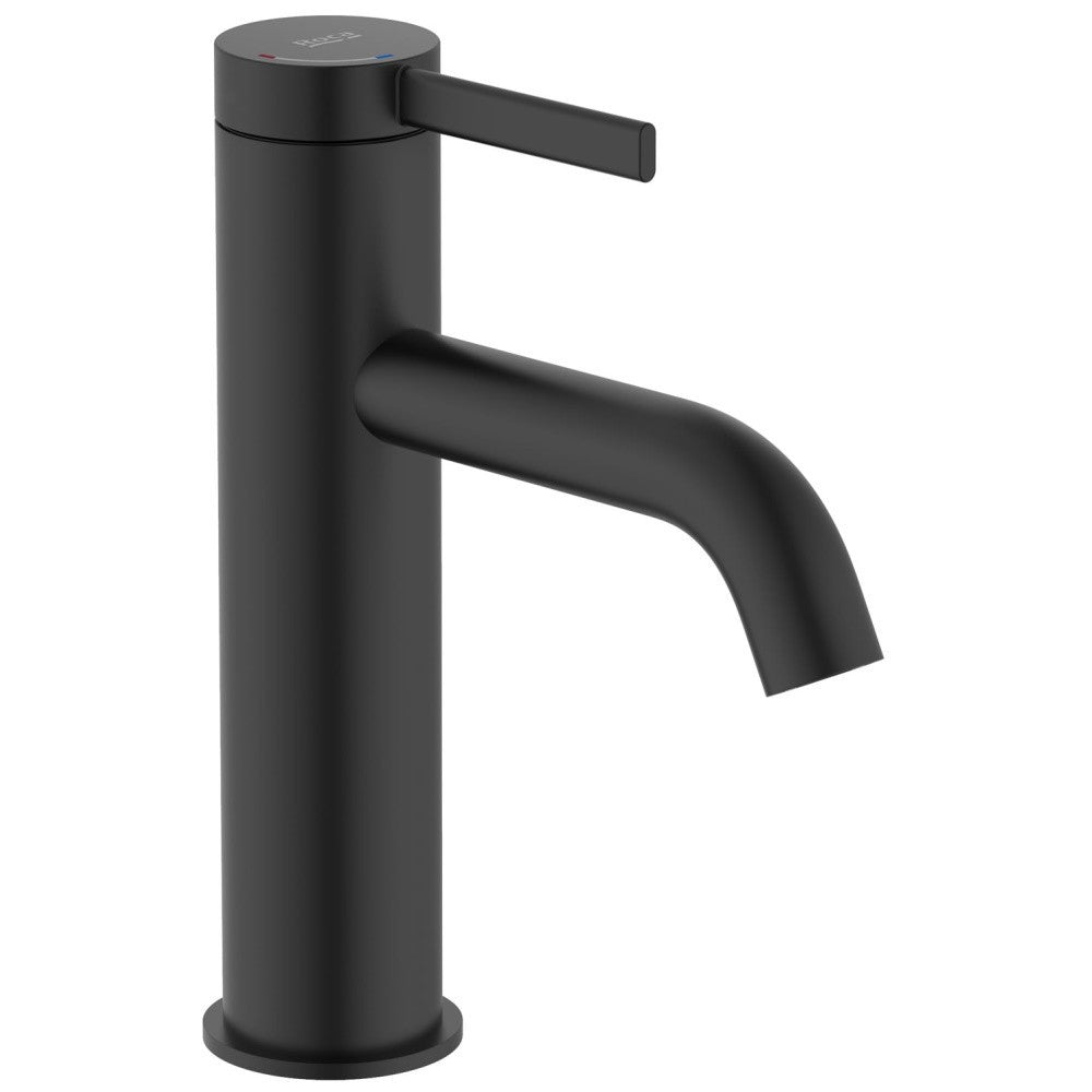 Ona Baterie lavoar neagra mat , cu ventil click-clack