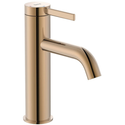 Ona Baterie lavoar aurie roze , cu ventil click-clack H18 cm