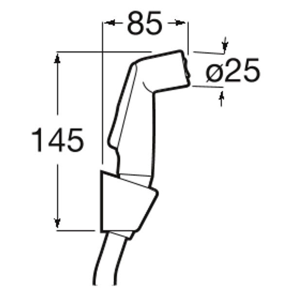 Victoria Roca Be Fresh Victoria Set dus igienic cu baterie incastrata