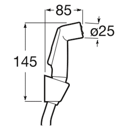 Victoria Roca Be Fresh Victoria Set dus igienic cu baterie incastrata