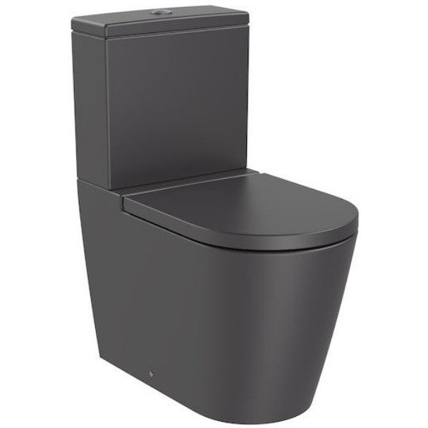 INSPIRA  Round Capac WC soft close, antracit (onyx)