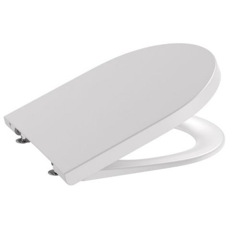 INSPIRA  Round Compact Capac WC soft close, alb (pearl)