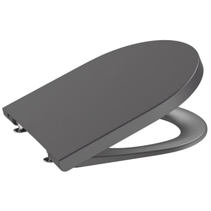 INSPIRA  Round Compact Capac WC soft close, antracit (onyx)