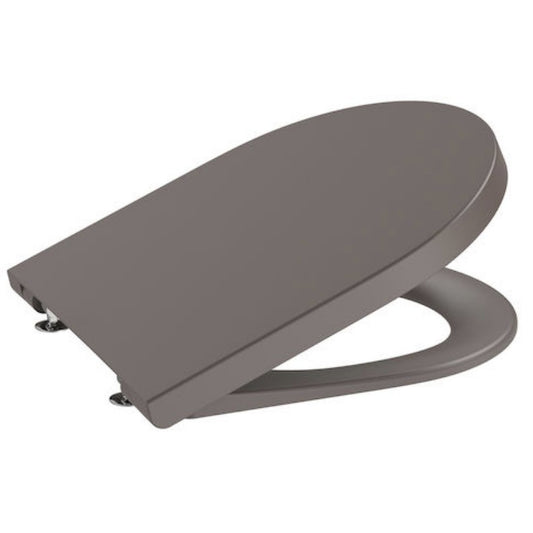 INSPIRA  Round Compact Capac WC soft close, maro (coffee)