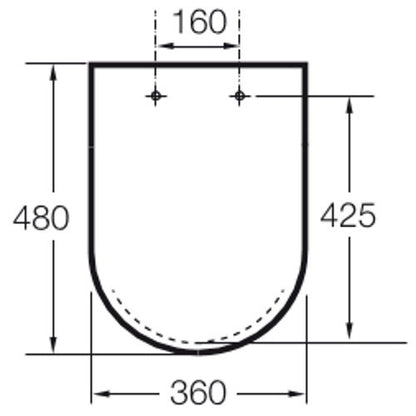 INSPIRA  Square Capac WC soft-close, bej