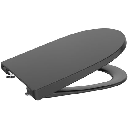 Ona  Compact Capac WC soft close, negru mat