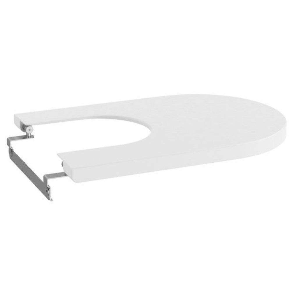 INSPIRA  Round Capac bideu soft close, alb mat