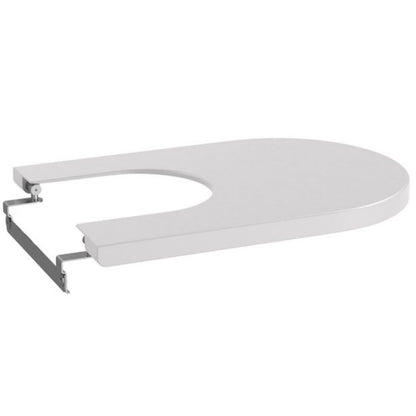 INSPIRA  Round Capac bideu soft close, alb (pearl)