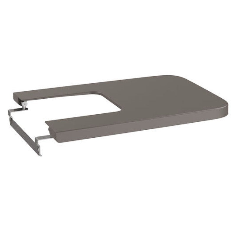 INSPIRA  Square Capac bideu soft close, maro (coffee)