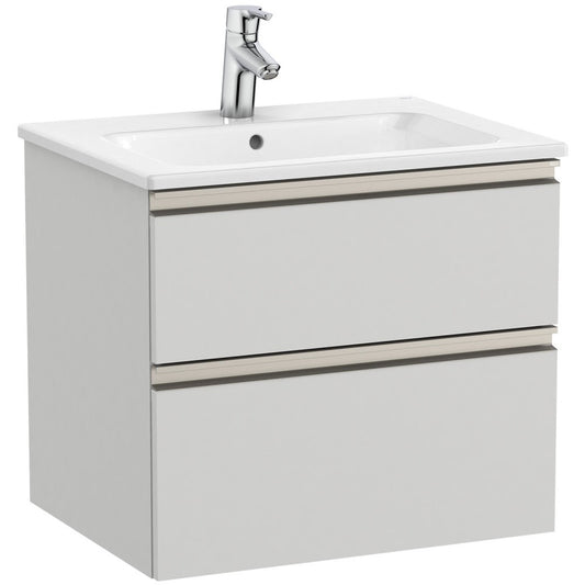 Set mobilier baie (masca si lavoar) The Gap 60x46xH54 cm, gri mat