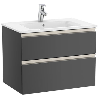 Set mobilier baie (masca si lavoar) The Gap 70x46xH54 cm, antracit