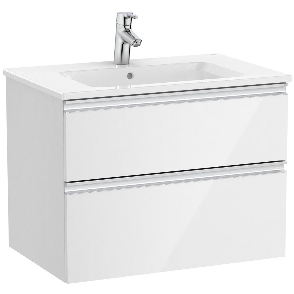 Set mobilier baie (masca si lavoar) The Gap 70x46xH54 cm, alb