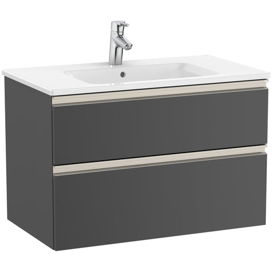 Set mobilier baie (masca si lavoar) The Gap 70x38xH54 cm, antracit