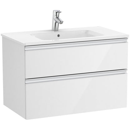 Set mobilier baie (masca si lavoar) The Gap 80x46xH54 cm, alb