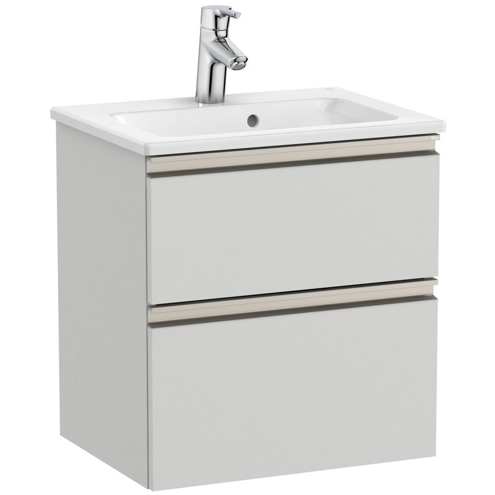 Set mobilier baie (masca si lavoar) The Gap 50x38xH54 cm, gri mat