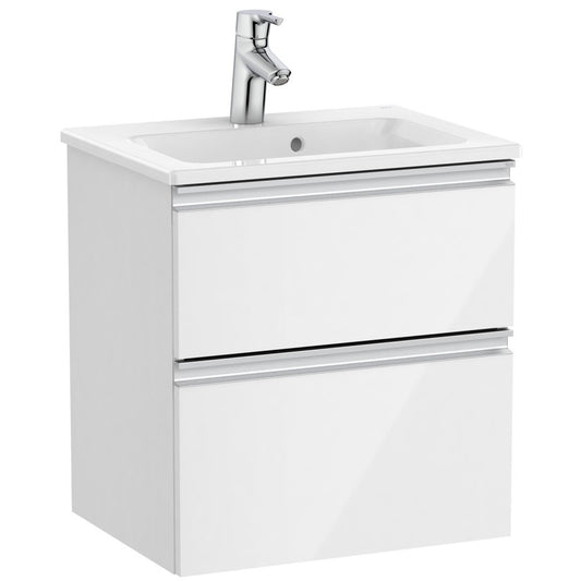 Set mobilier baie (masca si lavoar) The Gap 50x38xH54 cm, alb