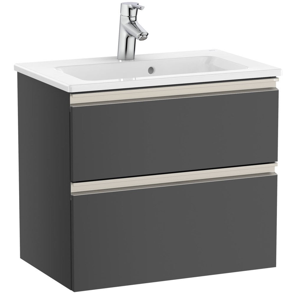 Set mobilier baie (masca si lavoar) The Gap 60x38xH54 cm, antracit