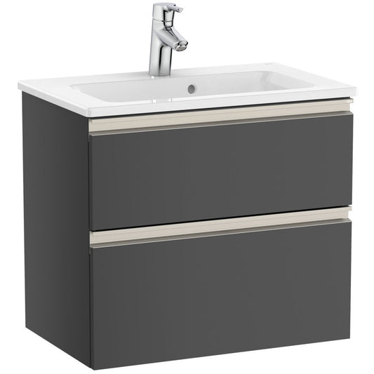 Set mobilier baie (masca si lavoar) The Gap 60x38xH54 cm, antracit