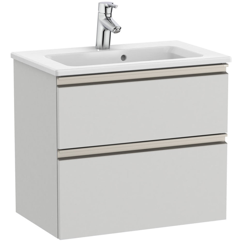 Set mobilier baie (masca si lavoar) The Gap 60x38xH54 cm, gri mat