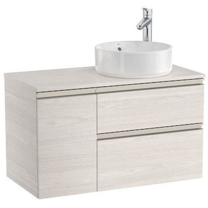 The Gap Masca lavoar baie suspendata cu 2 sertare si o usa, dreapta 90x46xH54 cm, bej