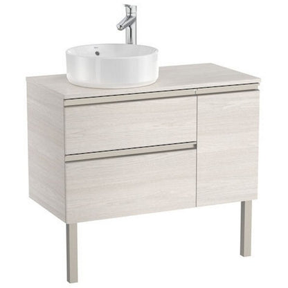 The Gap Masca lavoar baie suspendata cu 2 sertare si o usa, stanga 90x46xH54 cm, bej