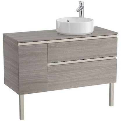 The Gap Masca lavoar baie suspendata cu 2 sertare si o usa, dreapta 110x46xH54 cm, maro