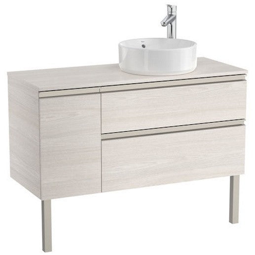 The Gap Masca lavoar baie suspendata cu 2 sertare si o usa, dreapta 110x46xH54 cm, bej