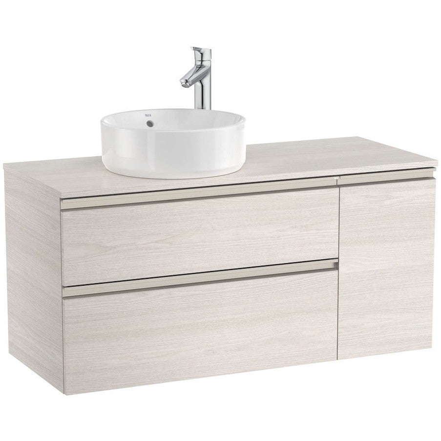 The Gap Masca lavoar baie suspendata cu 2 sertare si o usa, stanga 110x46xH54 cm, bej