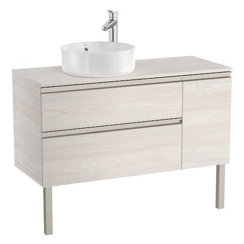 The Gap Masca lavoar baie suspendata cu 2 sertare si o usa, stanga 110x46xH54 cm, bej