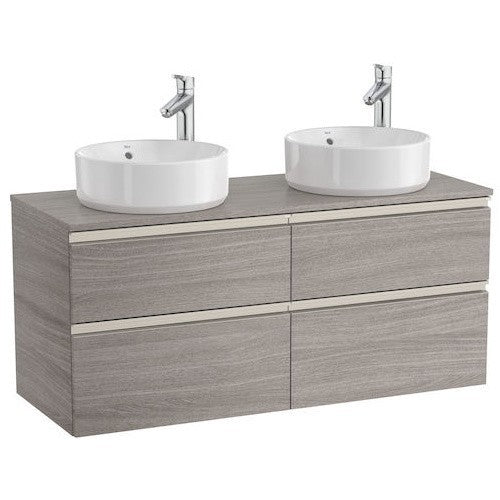 The Gap Masca lavoar baie suspendata cu 4 sertare 120x46xH54 cm, maro