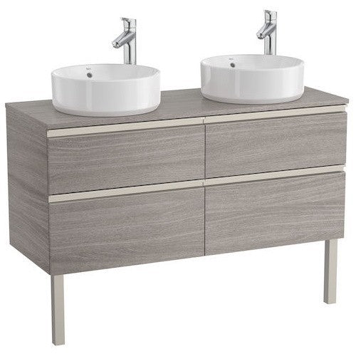 The Gap Masca lavoar baie suspendata cu 4 sertare 120x46xH54 cm, maro