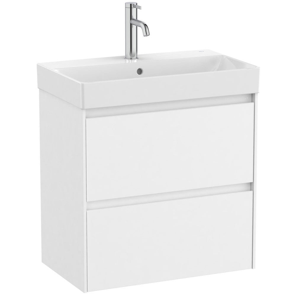 Ona Set mobilier baie (masca si lavoar)  60x36xH65 cm, alb mat