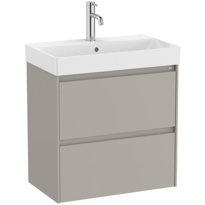 Ona Set mobilier baie (masca si lavoar)  60x36xH65 cm, gri mat