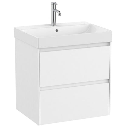 Ona Set mobilier baie (masca si lavoar)  60x46xH65 cm, alb mat