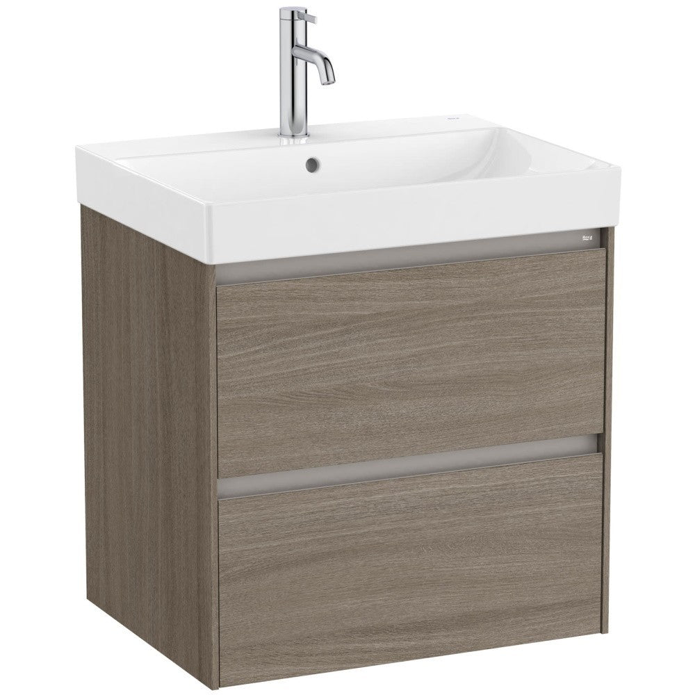 Ona Set mobilier baie (masca si lavoar)  60x46xH65 cm cm, maro